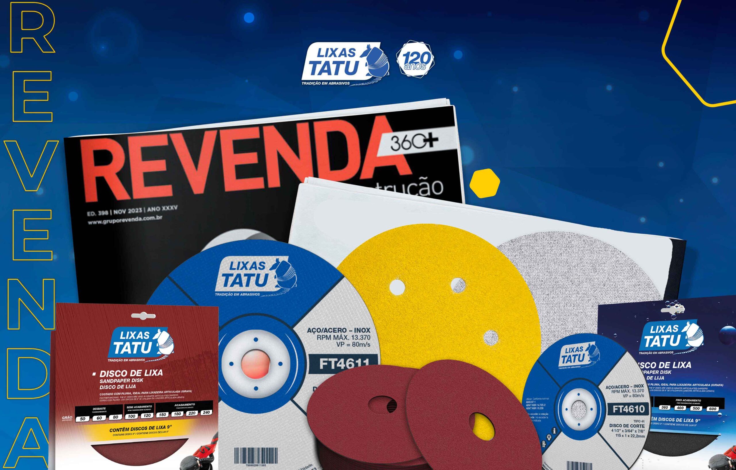 Os Discos Tatu são destaques na edição 398 da Revista Revenda Construção!