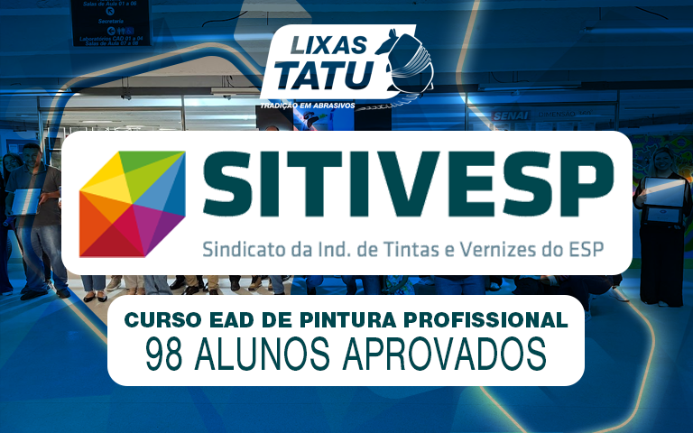 98 ALUNOS DO ESTADO DE SÃO PAULO CONCLUEM O CURSO EAD DE PINTURA PROFISSIONAL SITIVESP-SENAI