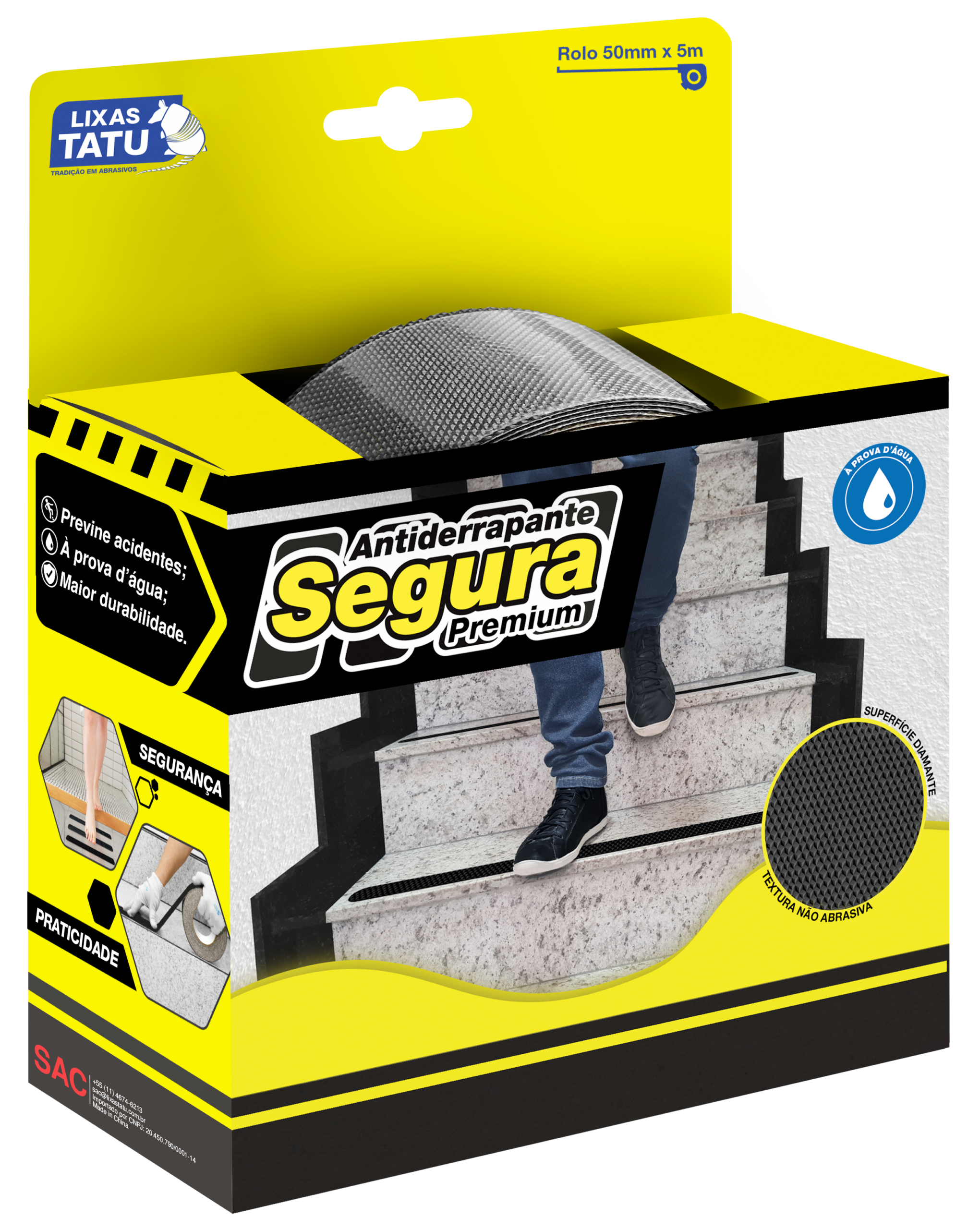 Fita Antiderrapante Segura Premium Esquerda (com etiqueta)