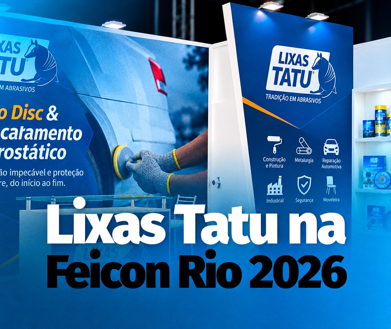 Lixas Tatu marca presença na primeira edição da FEICON Rio