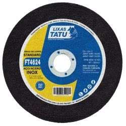 Disco de Corte Aço Inox Tatu Standard - 180mm